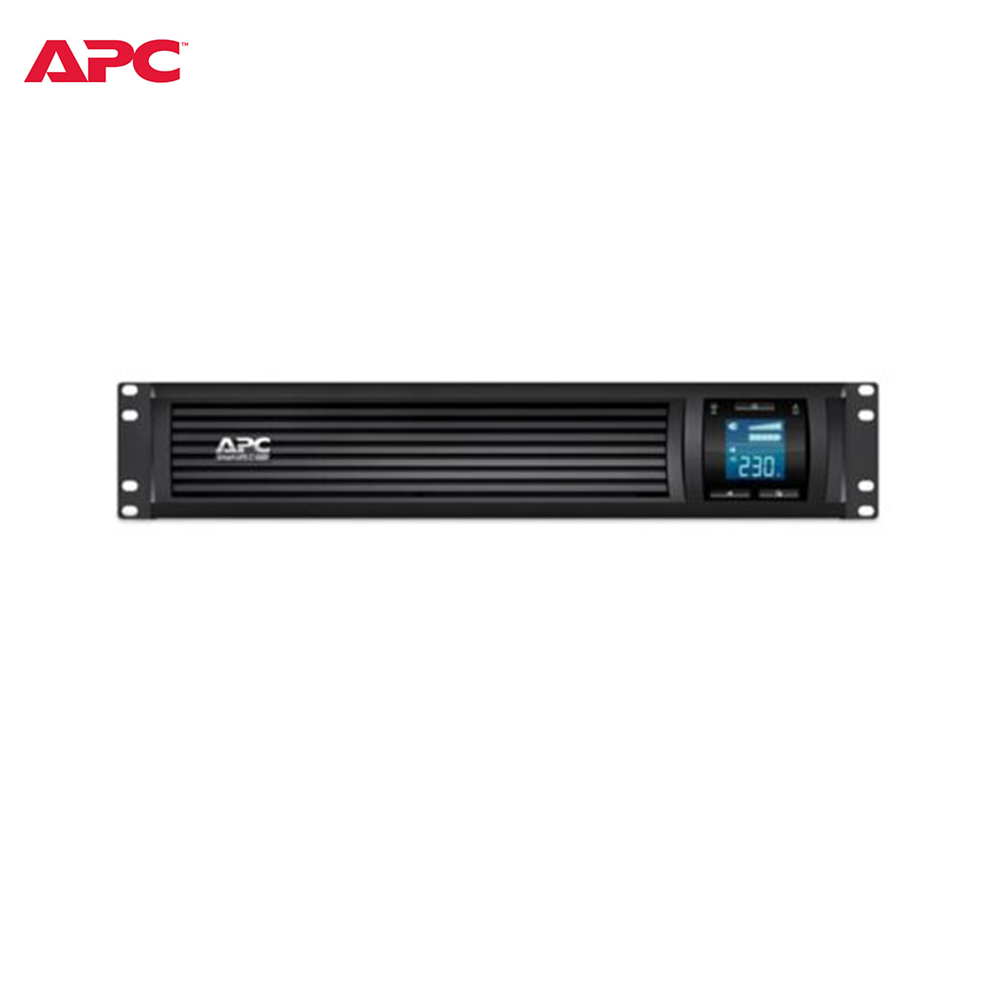 เครื่องสำรองไฟ APC SMART-UPS C 1000VA/600W 2U RACK MOUNTABLE LCD 230V